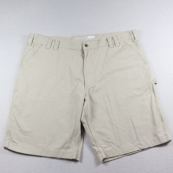 Carhartt Shorts Mens 44 Rugged Flex Relaxed Fit Canvas Utility Hammer Loop - Picture 1 of 5